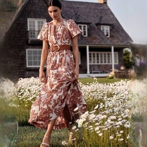 Anthropologie Somerset Dress In Neutral
